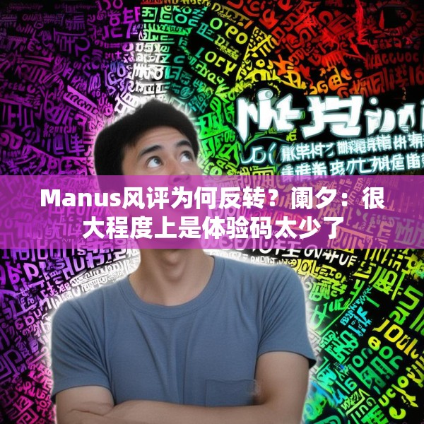 Manus风评为何反转？阑夕：很大程度上是体验码太少了