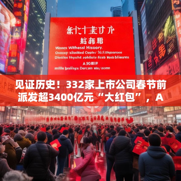见证历史！332家上市公司春节前派发超3400亿元“大红包”，A股一年多次分红渐成常态