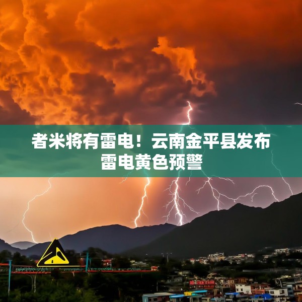 者米将有雷电！云南金平县发布雷电黄色预警