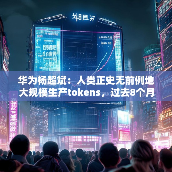 华为杨超斌：人类正史无前例地大规模生产tokens，过去8个月日均TOKEN使用量增加了33倍