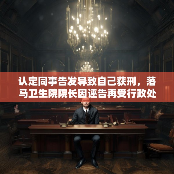 认定同事告发导致自己获刑，落马卫生院院长因诬告再受行政处罚