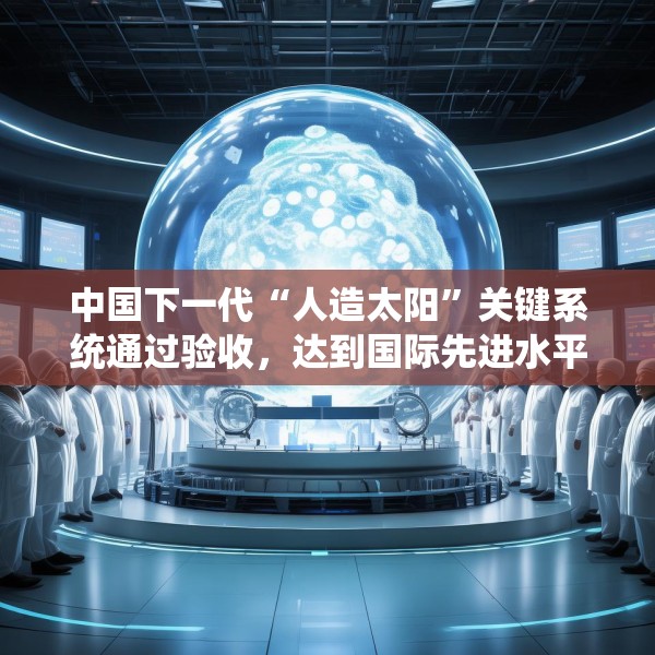 中国下一代“人造太阳”关键系统通过验收，达到国际先进水平