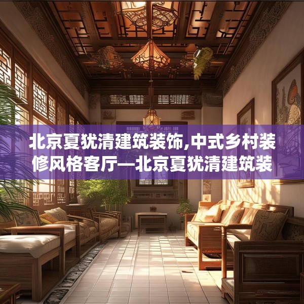 北京夏犹清建筑装饰,中式乡村装修风格客厅—北京夏犹清建筑装饰500.a376b377c380fgy.387xczxv