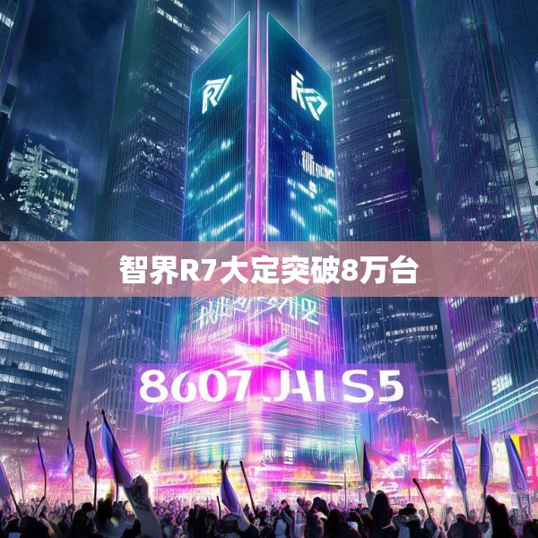 智界R7大定突破8万台