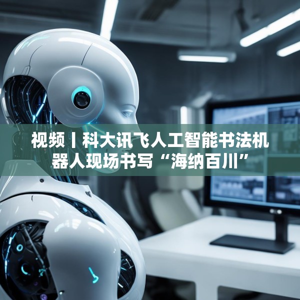 视频丨科大讯飞人工智能书法机器人现场书写“海纳百川”