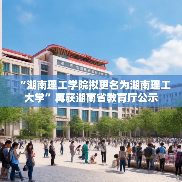 “湖南理工学院拟更名为湖南理工大学”再获湖南省教育厅公示