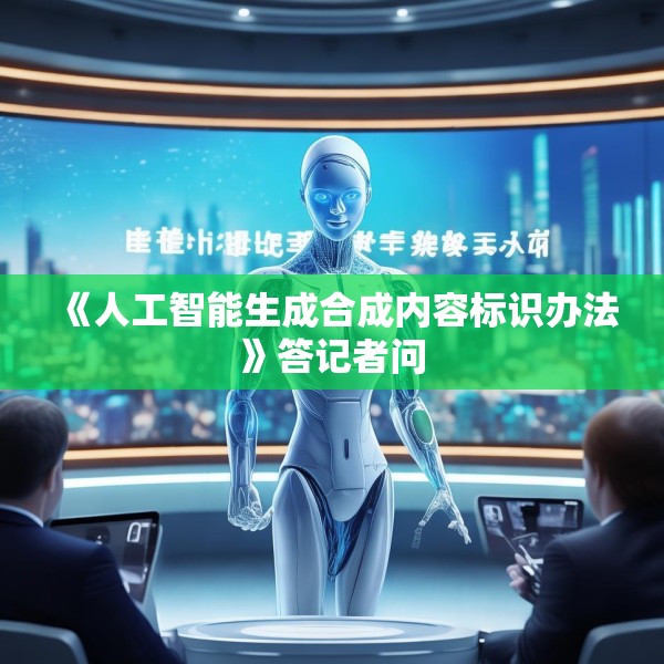 《人工智能生成合成内容标识办法》答记者问