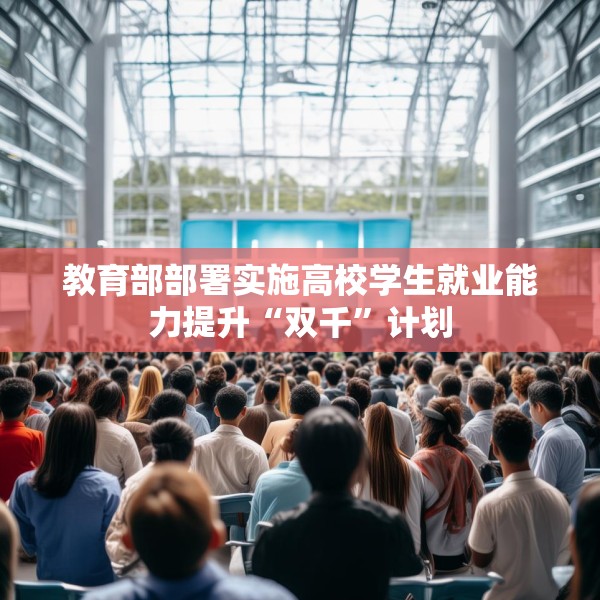 教育部部署实施高校学生就业能力提升“双千”计划