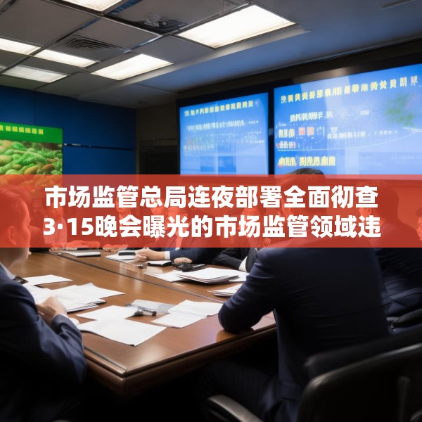 市场监管总局连夜部署全面彻查3·15晚会曝光的市场监管领域违法行为
