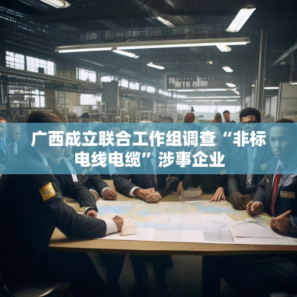 广西成立联合工作组调查“非标电线电缆”涉事企业