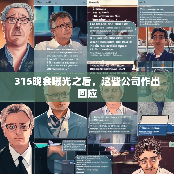 315晚会曝光之后，这些公司作出回应