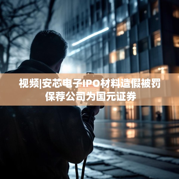 视频|安芯电子IPO材料造假被罚 保荐公司为国元证券