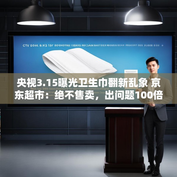 央视3.15曝光卫生巾翻新乱象 京东超市：绝不售卖，出问题100倍赔偿