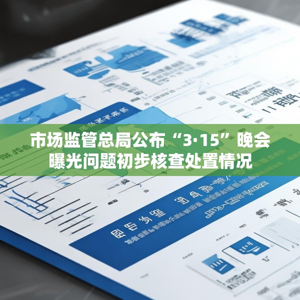 市场监管总局公布“3·15”晚会曝光问题初步核查处置情况