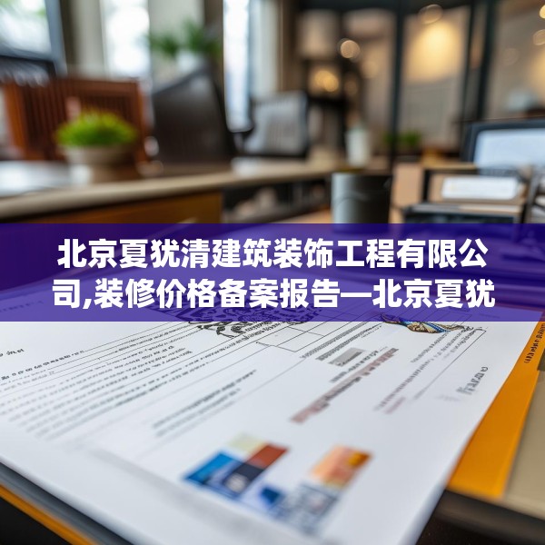 北京夏犹清建筑装饰工程有限公司,装修价格备案报告—北京夏犹清建筑装饰工程有限公司280.a156b157c160fgy.167sdA