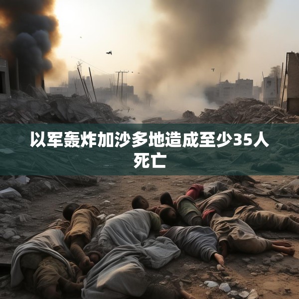 以军轰炸加沙多地造成至少35人死亡