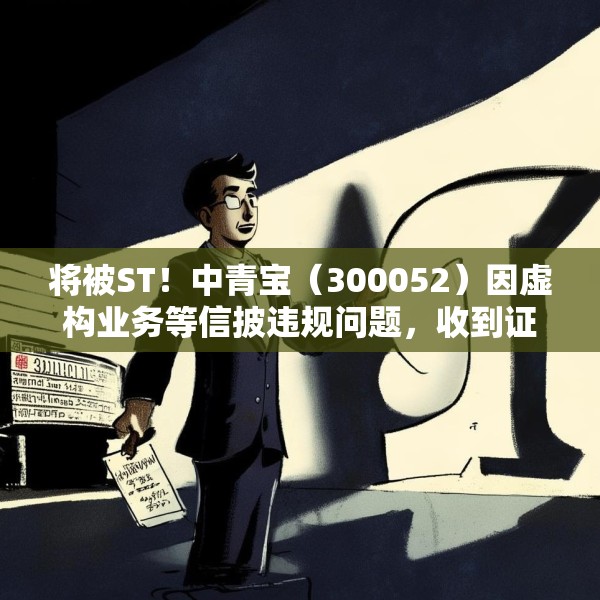 将被ST！中青宝（300052）因虚构业务等信披违规问题，收到证监局《行政处罚事先告知书》