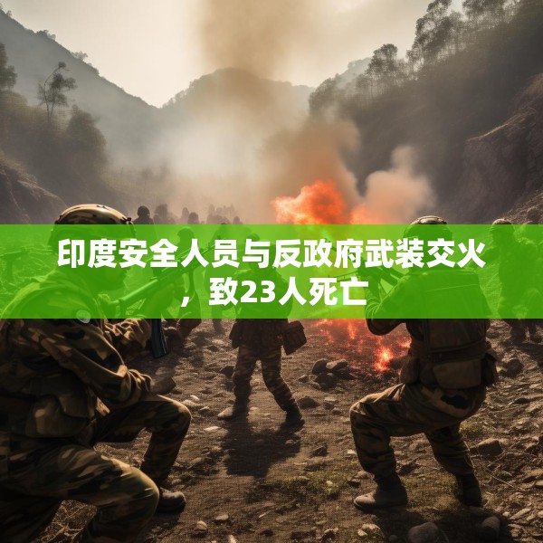 印度安全人员与反政府武装交火，致23人死亡