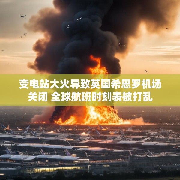 变电站大火导致英国希思罗机场关闭 全球航班时刻表被打乱