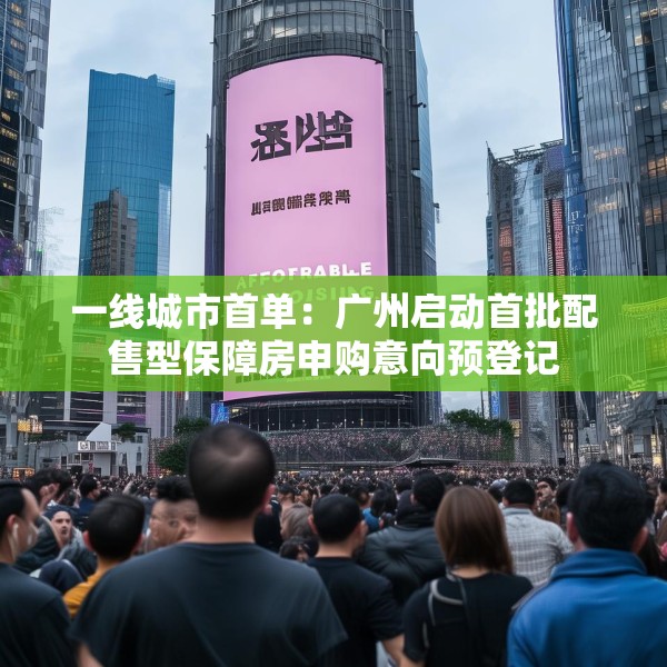 一线城市首单：广州启动首批配售型保障房申购意向预登记