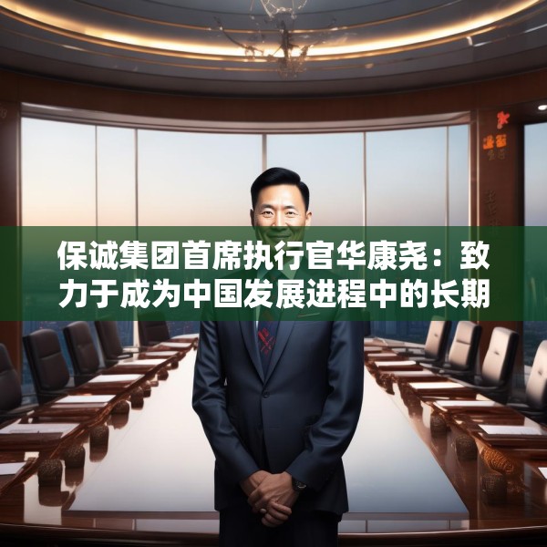 保诚集团首席执行官华康尧：致力于成为中国发展进程中的长期合作伙伴