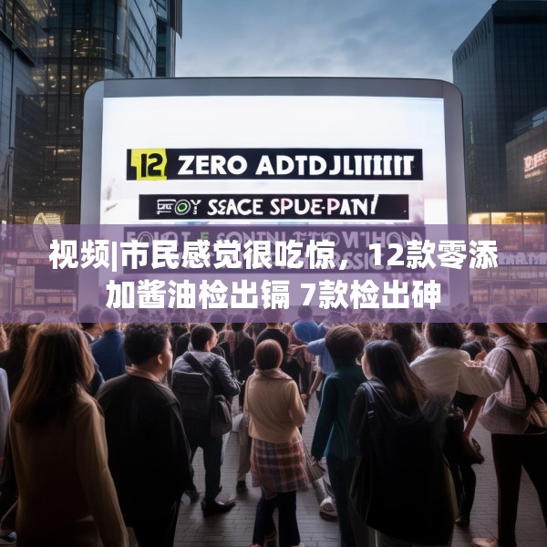 视频|市民感觉很吃惊，12款零添加酱油检出镉 7款检出砷