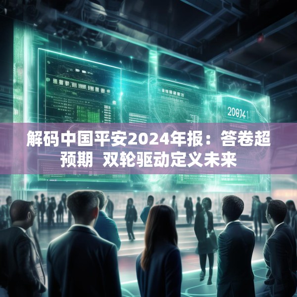 解码中国平安2024年报：答卷超预期  双轮驱动定义未来