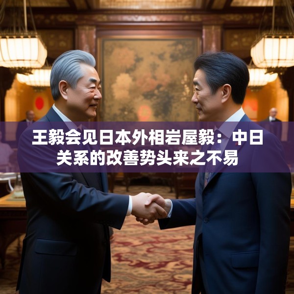 王毅会见日本外相岩屋毅：中日关系的改善势头来之不易