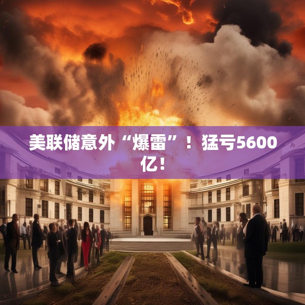 美联储意外“爆雷”！猛亏5600亿！