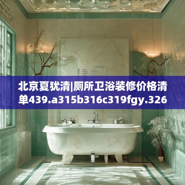 北京夏犹清|厕所卫浴装修价格清单439.a315b316c319fgy.326fdsfds