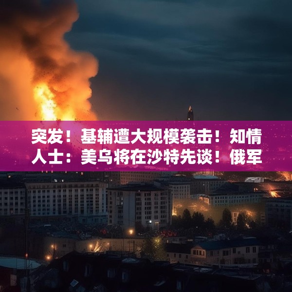 突发！基辅遭大规模袭击！知情人士：美乌将在沙特先谈！俄军：在库尔斯克一线打击乌军