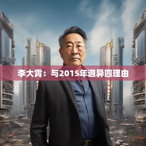李大霄：与2015年迥异四理由