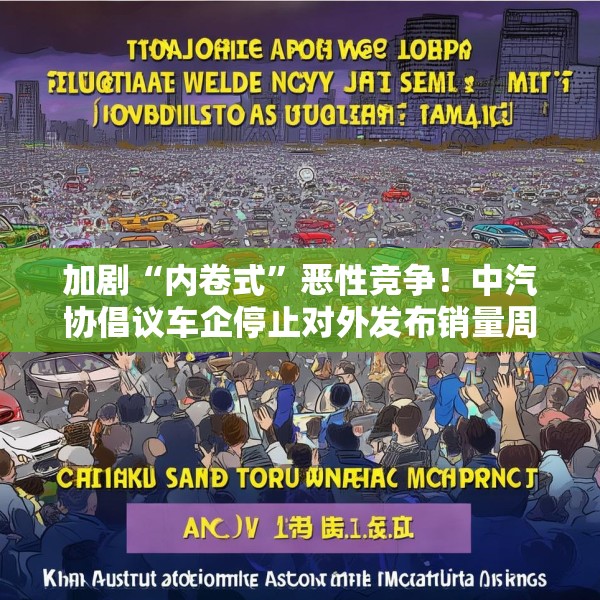 加剧“内卷式”恶性竞争！中汽协倡议车企停止对外发布销量周榜