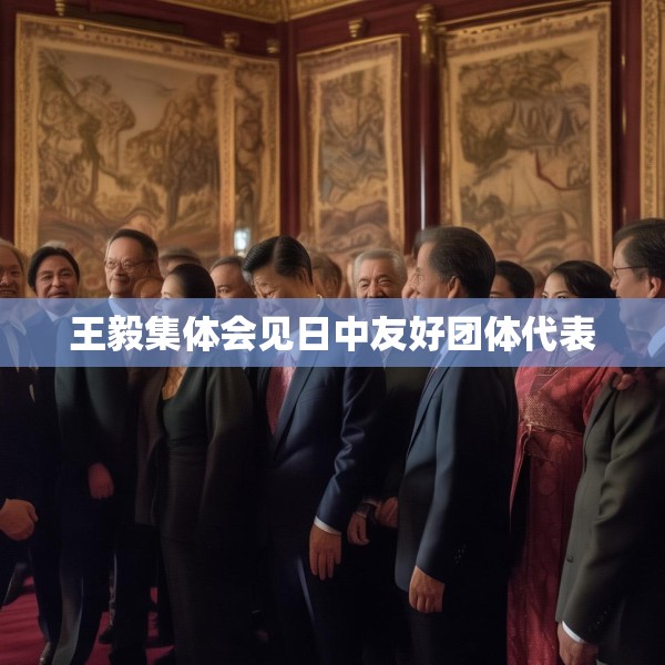 王毅集体会见日中友好团体代表