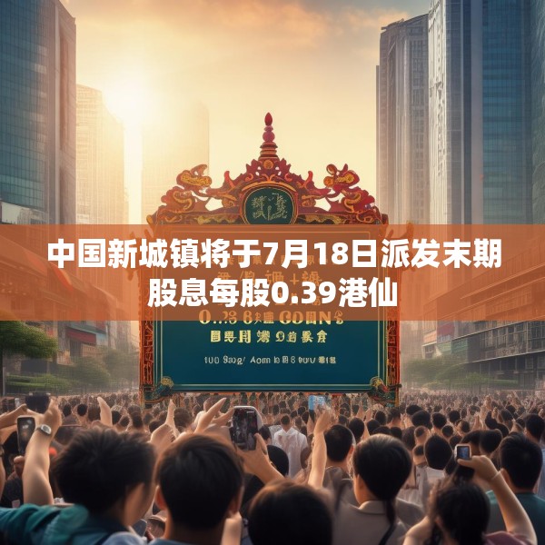 中国新城镇将于7月18日派发末期股息每股0.39港仙