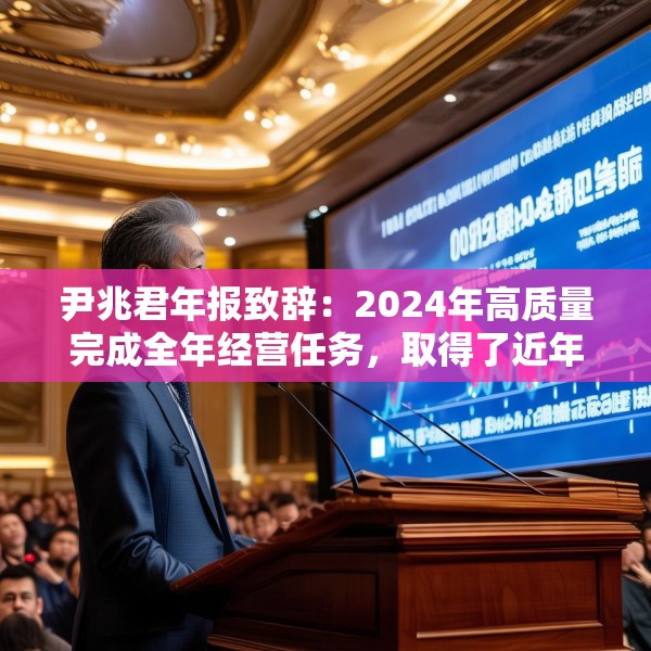 尹兆君年报致辞：2024年高质量完成全年经营任务，取得了近年来最好的经营业绩