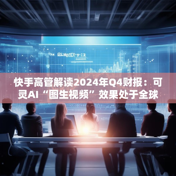 快手高管解读2024年Q4财报：可灵AI“图生视频”效果处于全球第一