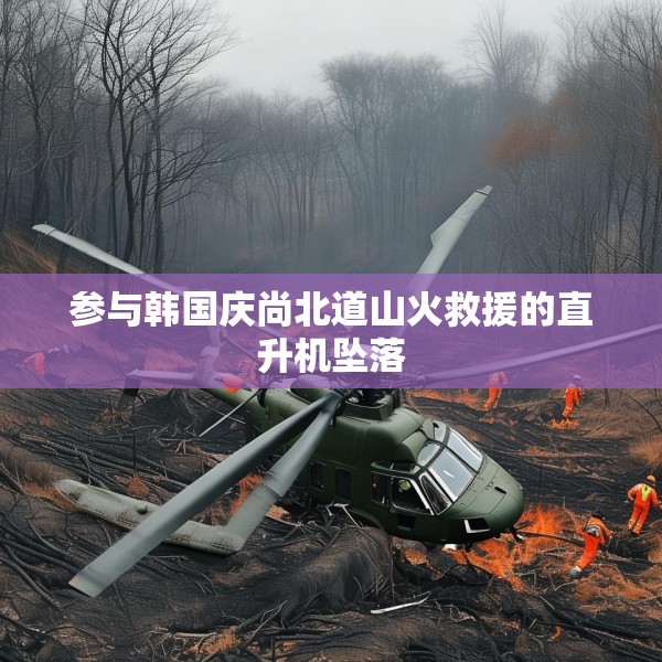 参与韩国庆尚北道山火救援的直升机坠落