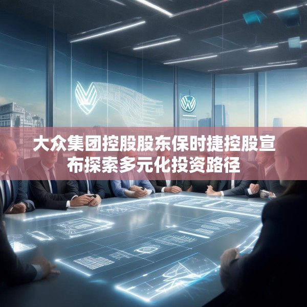大众集团控股股东保时捷控股宣布探索多元化投资路径
