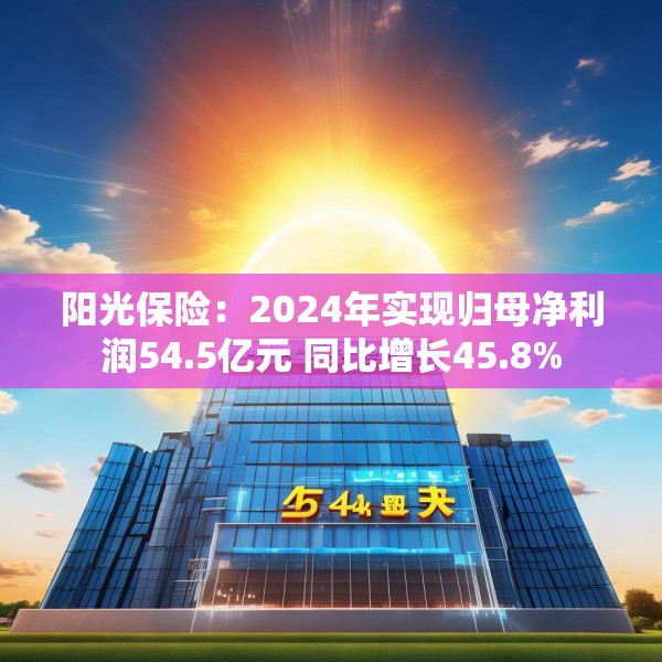 阳光保险：2024年实现归母净利润54.5亿元 同比增长45.8%