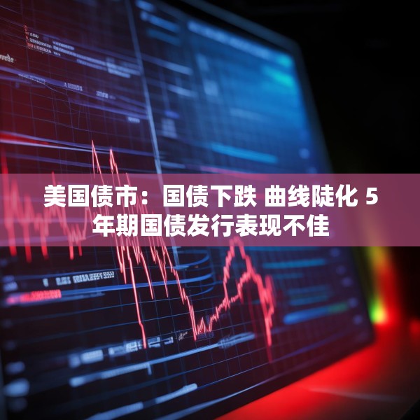美国债市：国债下跌 曲线陡化 5年期国债发行表现不佳