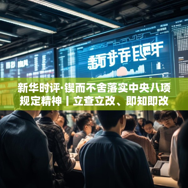 新华时评·锲而不舍落实中央八项规定精神丨立查立改、即知即改