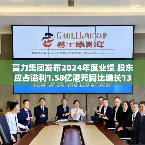 高力集团发布2024年度业绩 股东应占溢利1.58亿港元同比增长13.8%