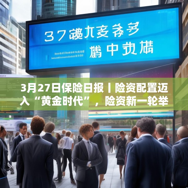 3月27日保险日报丨险资配置迈入“黄金时代”，险资新一轮举牌潮涌，保险业开启营销队伍扁平化尝试