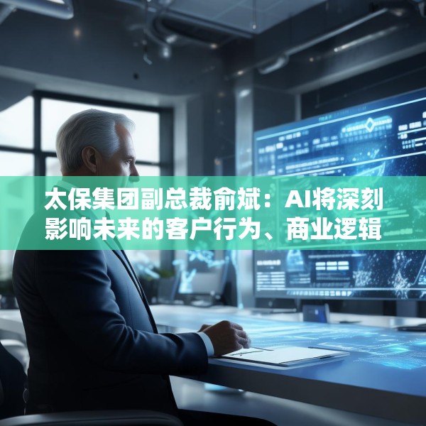 太保集团副总裁俞斌：AI将深刻影响未来的客户行为、商业逻辑和竟争态势