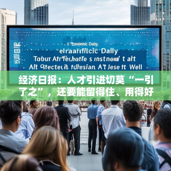 经济日报：人才引进切莫“一引了之”，还要能留得住、用得好
