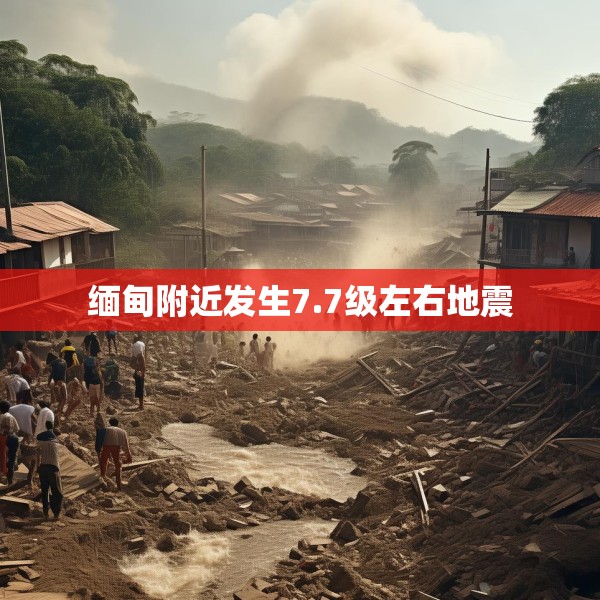 缅甸附近发生7.7级左右地震