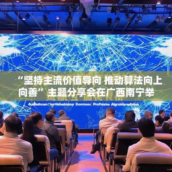 “坚持主流价值导向 推动算法向上向善”主题分享会在广西南宁举行