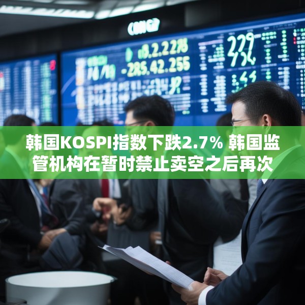 韩国KOSPI指数下跌2.7% 韩国监管机构在暂时禁止卖空之后再次允许卖空