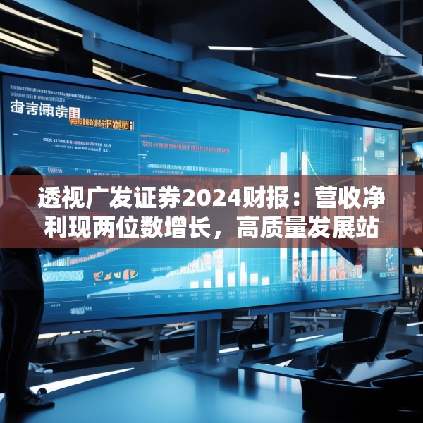 透视广发证券2024财报：营收净利现两位数增长，高质量发展站上新台阶